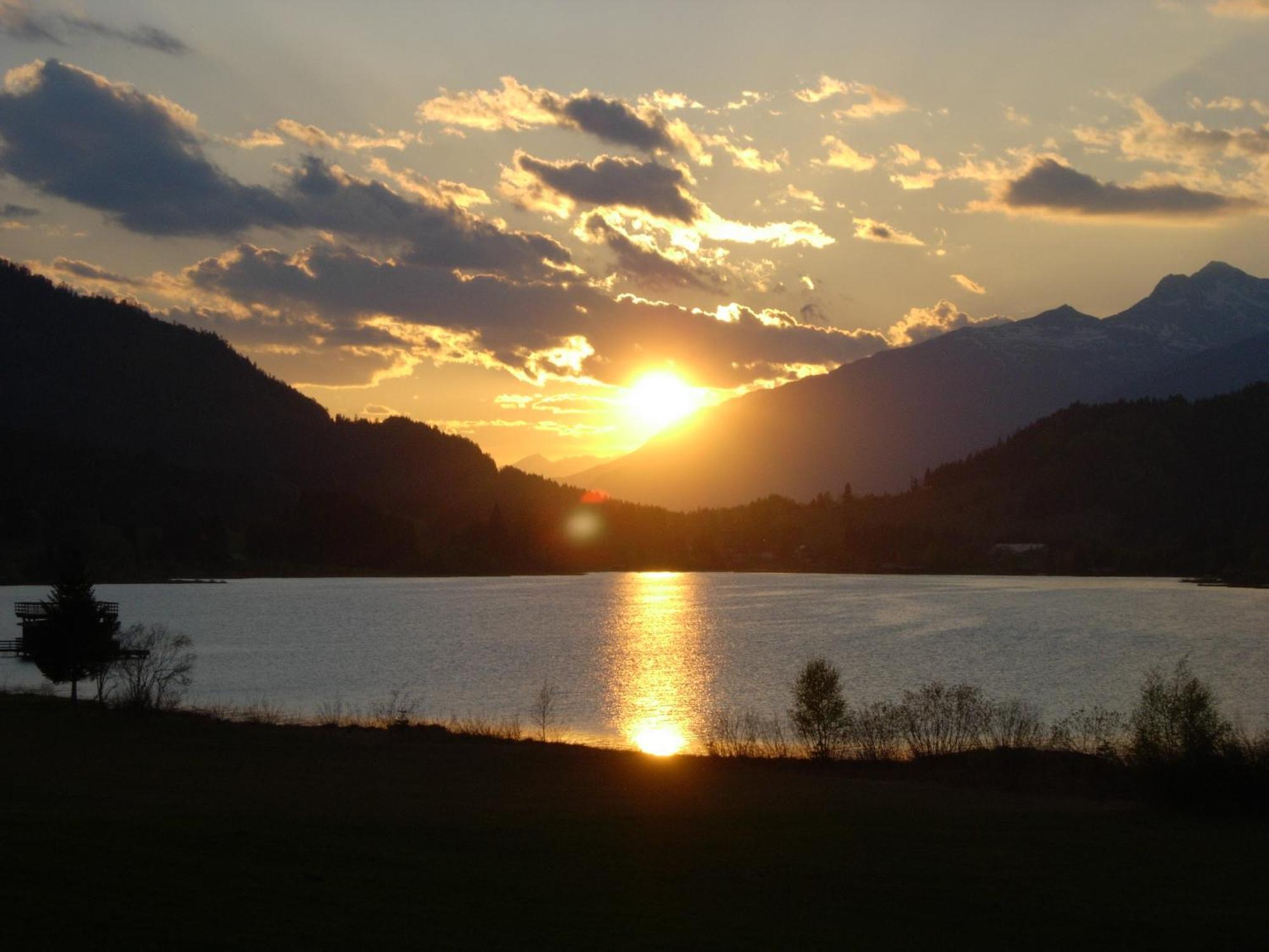 Haus Heimat Lägenhet Weissensee Exteriör bild